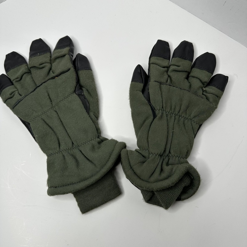Hawkeye Intermediate Flyers Gloves Mens Size 9 Green Leather Military HAU-15/P